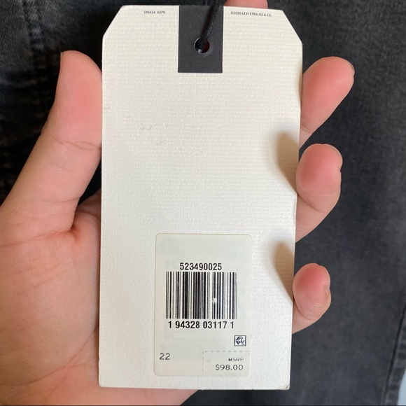 LEVIS’ premium woman wedgie skinny high rise pre washed plus size 22w - Picture 14 of 14